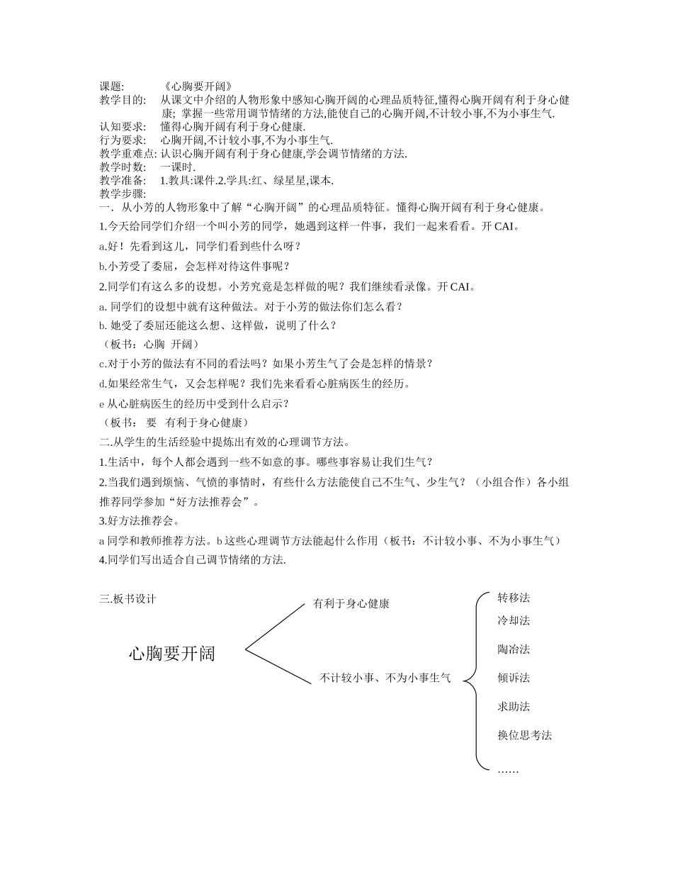 《心胸要开阔》_第1页