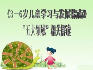 《指南》五大领域解读课件