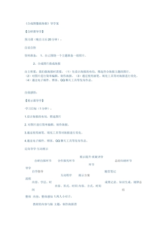 合成图像做海报