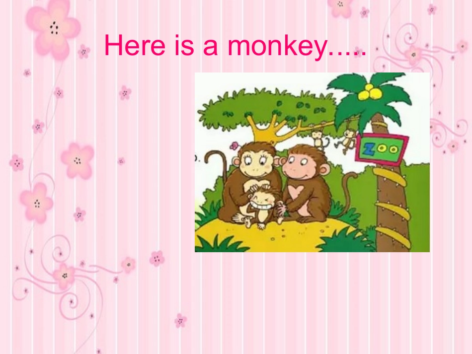 三年级下册M2-U1-They-are-monkeys_第3页