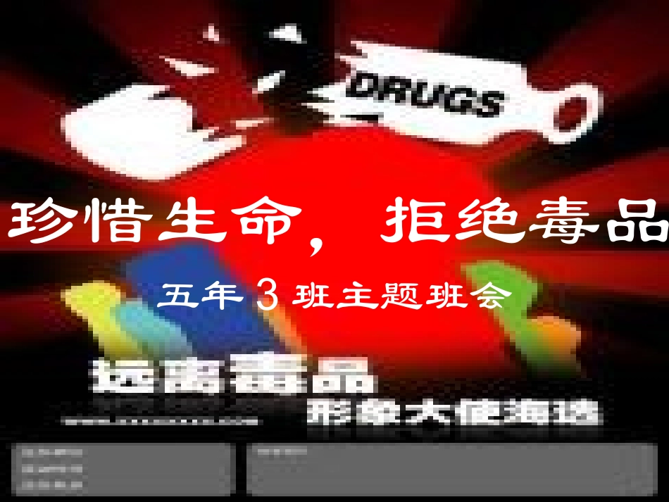 珍爱生命拒绝毒品主题班会_第1页