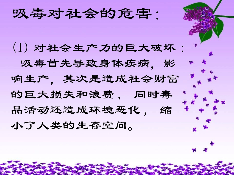 珍爱生命拒绝毒品主题班会_第2页