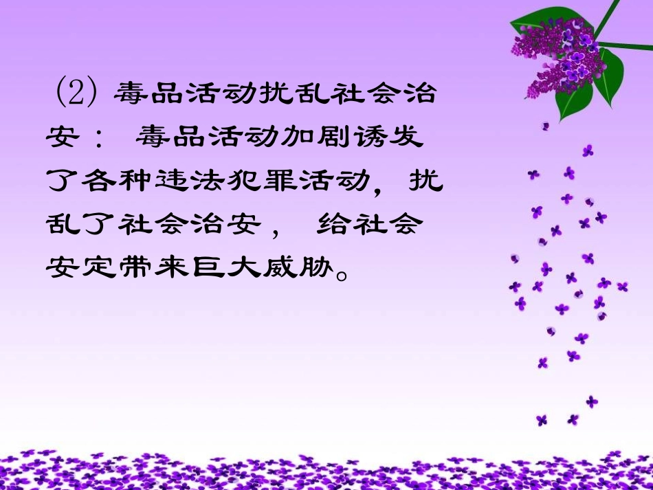 珍爱生命拒绝毒品主题班会_第3页