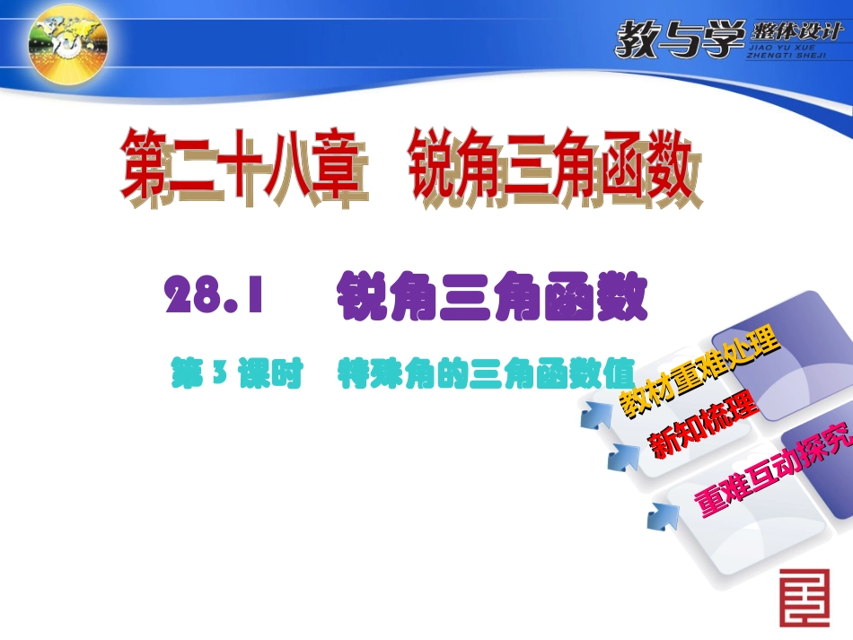 3281第3课时　特殊角的三角函数值_第2页