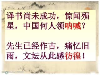 _《记念刘和珍君》_优秀课件_实用