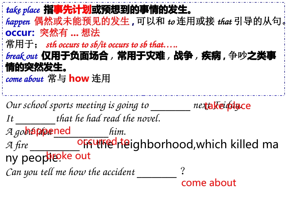 必修三unit1-词汇讲解Words-&-Expressions_第2页