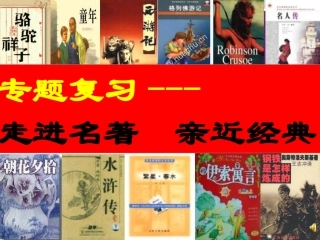 中考语文专题复习 走进名著，亲近经典课件