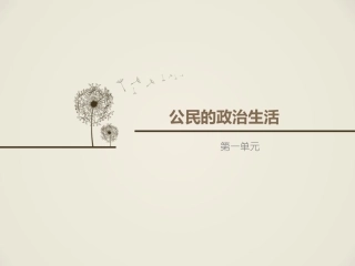 高二学考复习政治必修二