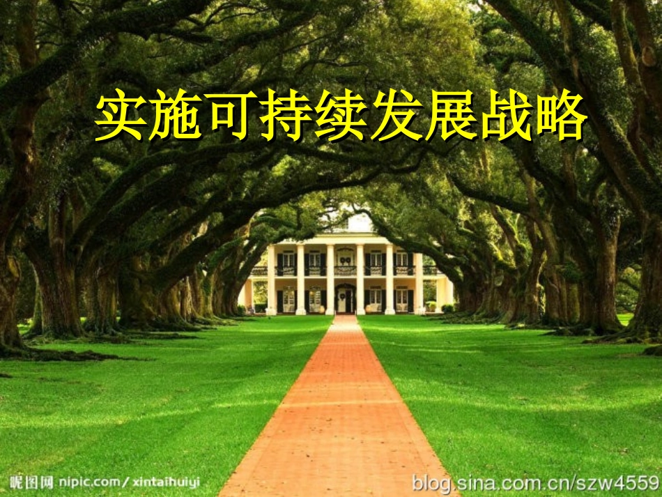 实施可持续发展战略上课1_第3页