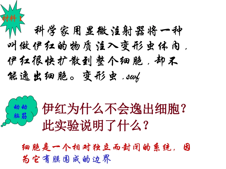 必修一第三章第1节细胞膜--系统的边界精品课件_第2页