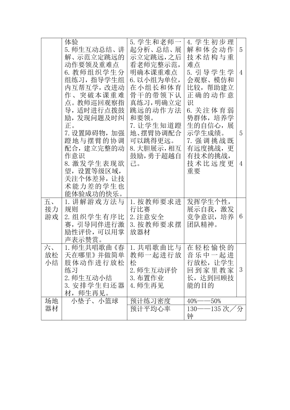 水平二立定跳远教案_第2页