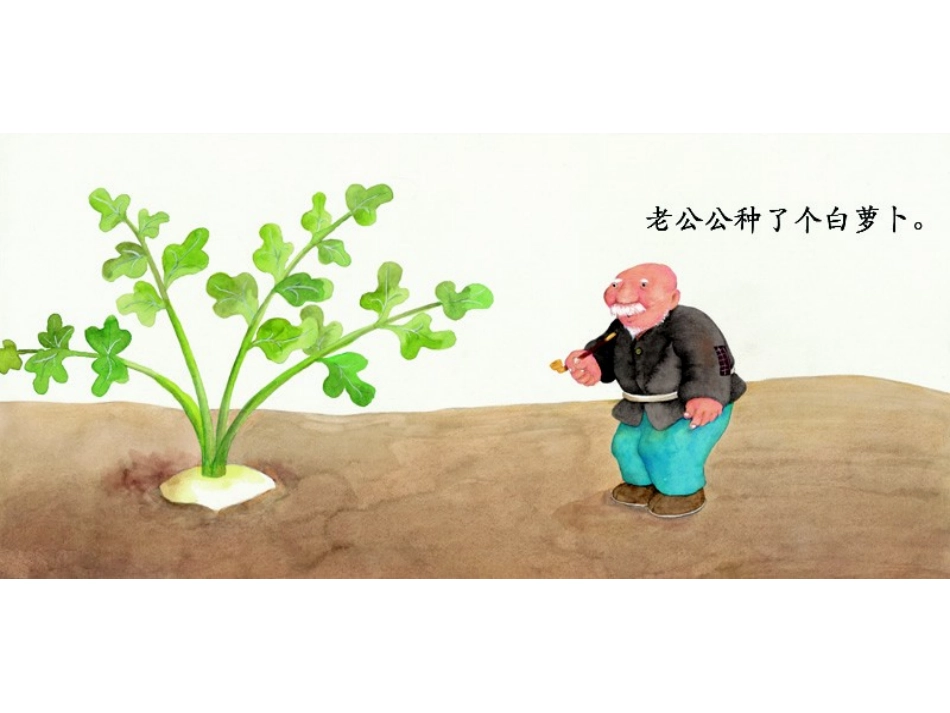绘本故事拔呀拔呀拔萝卜_第2页