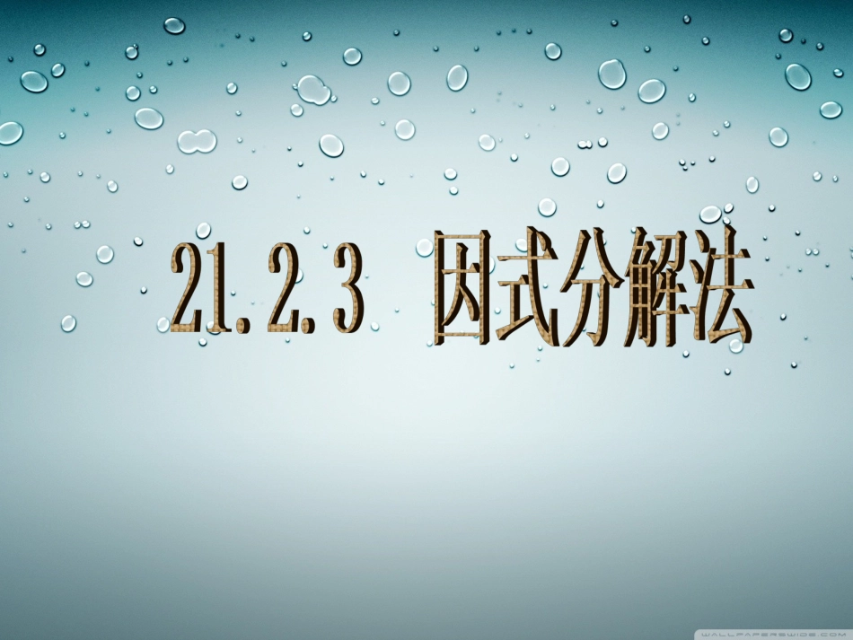 2123因式分解法-副本_第1页