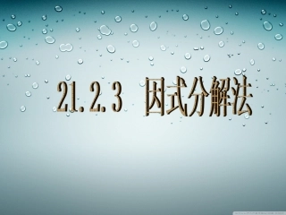 2123因式分解法-副本