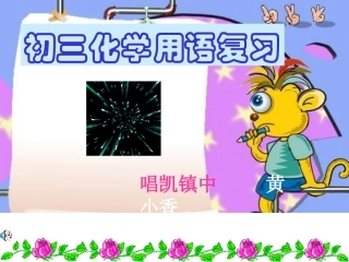 初三化学用语复习