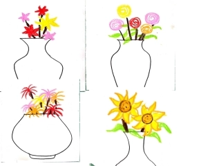 插在花瓶里的花PPT演示文稿