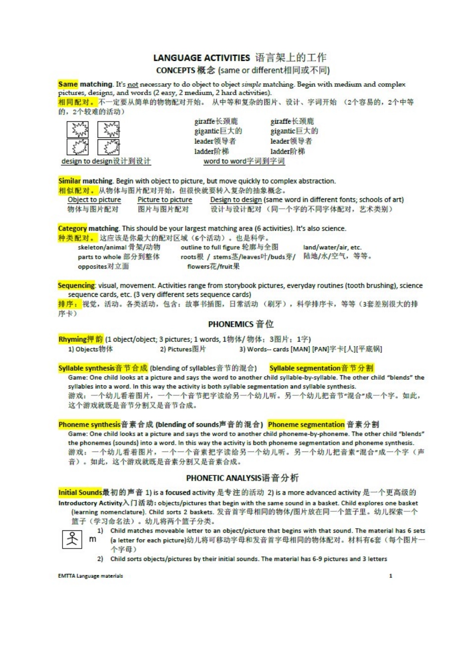 语言区架子上需要有的工作_第1页