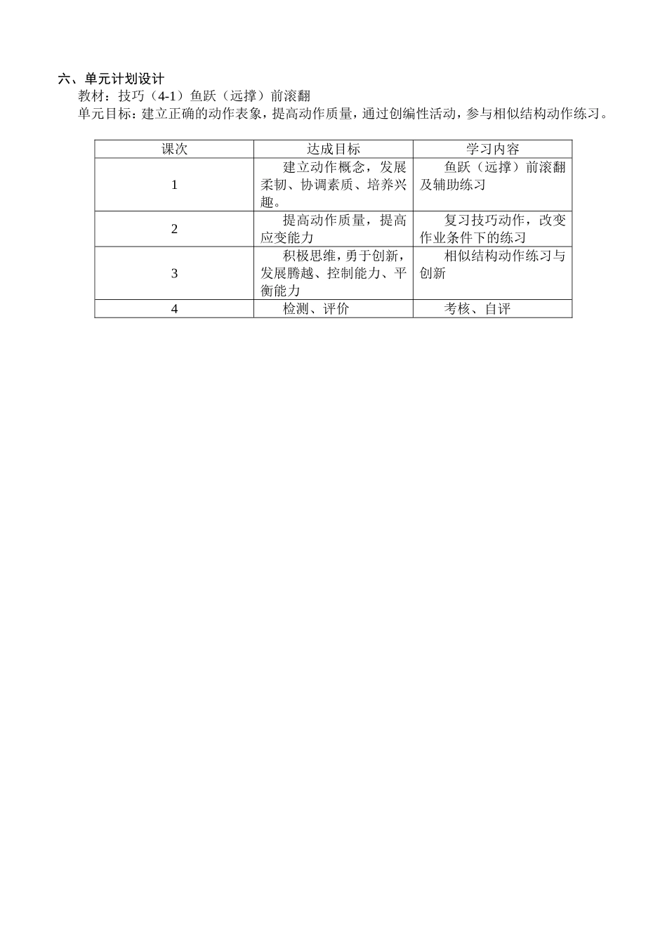 《体育与健康》教学设计方案_第2页