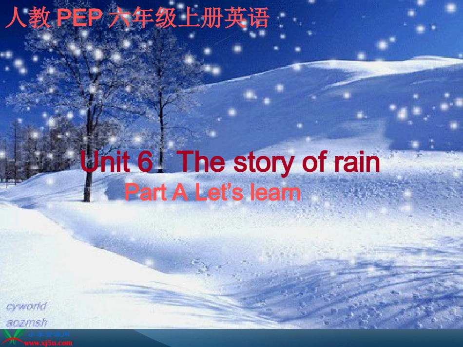 (人教PEP)六年级英语上册课件_Unit_6_Part_A(2)_第1页