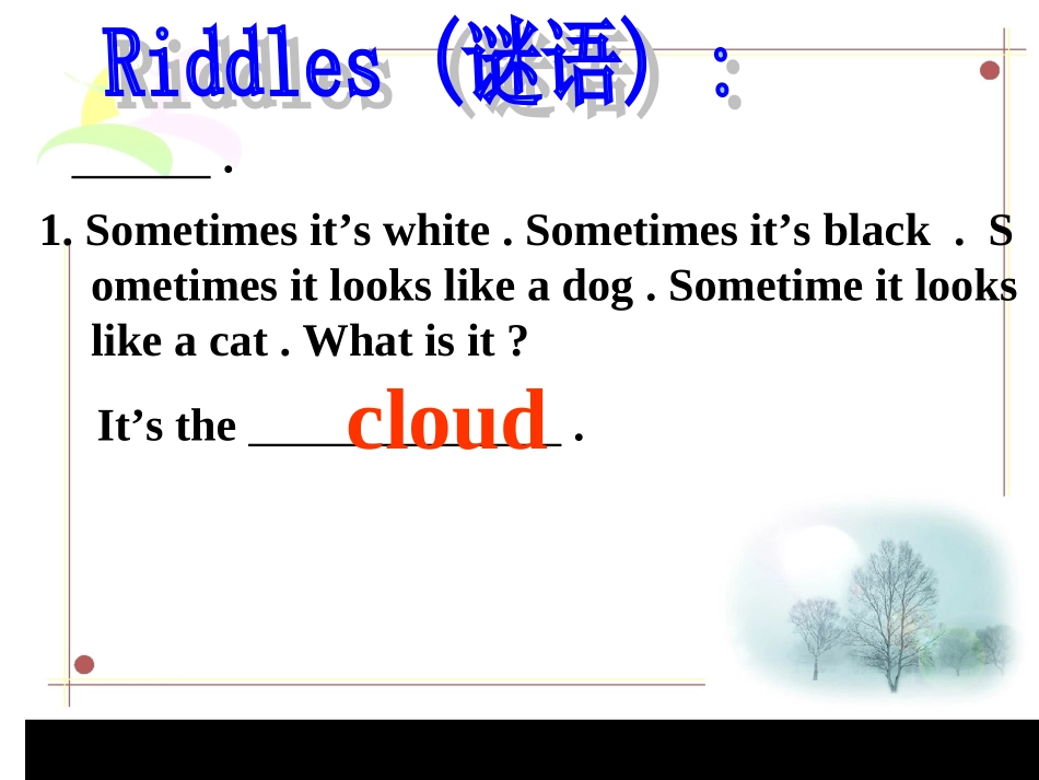 (人教PEP)六年级英语上册课件_Unit_6_Part_A(2)_第3页