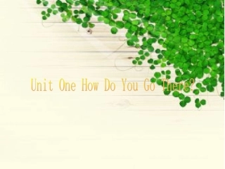 PEP小学英语六年级上册Unit_1第一课时