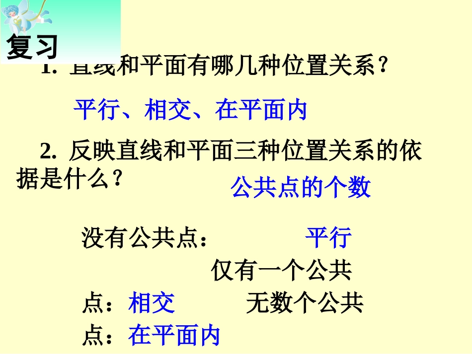 直线与平面平行的性质_第2页