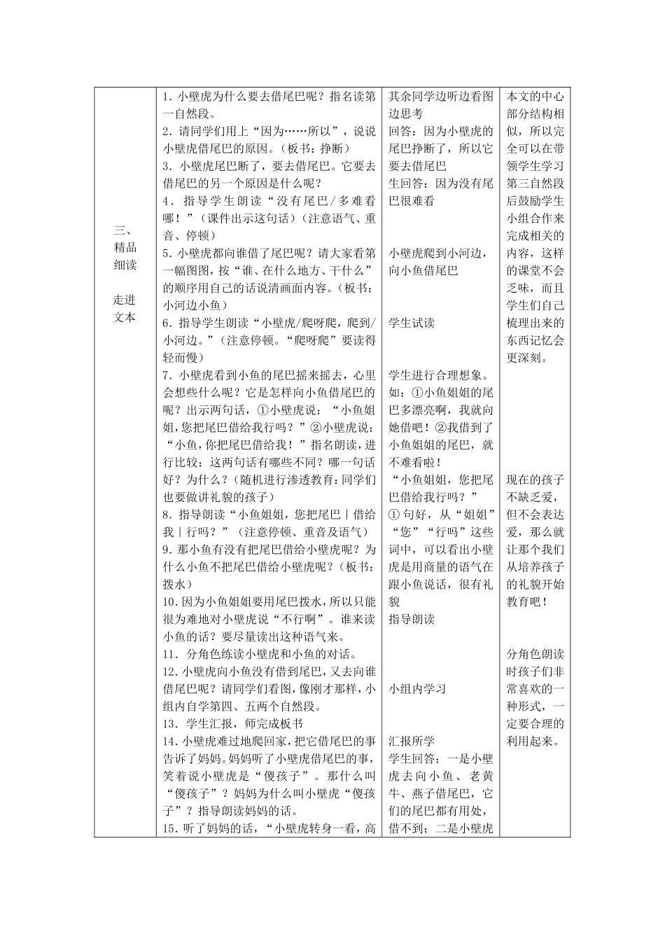 一年级小壁虎借尾巴集体备课_第2页