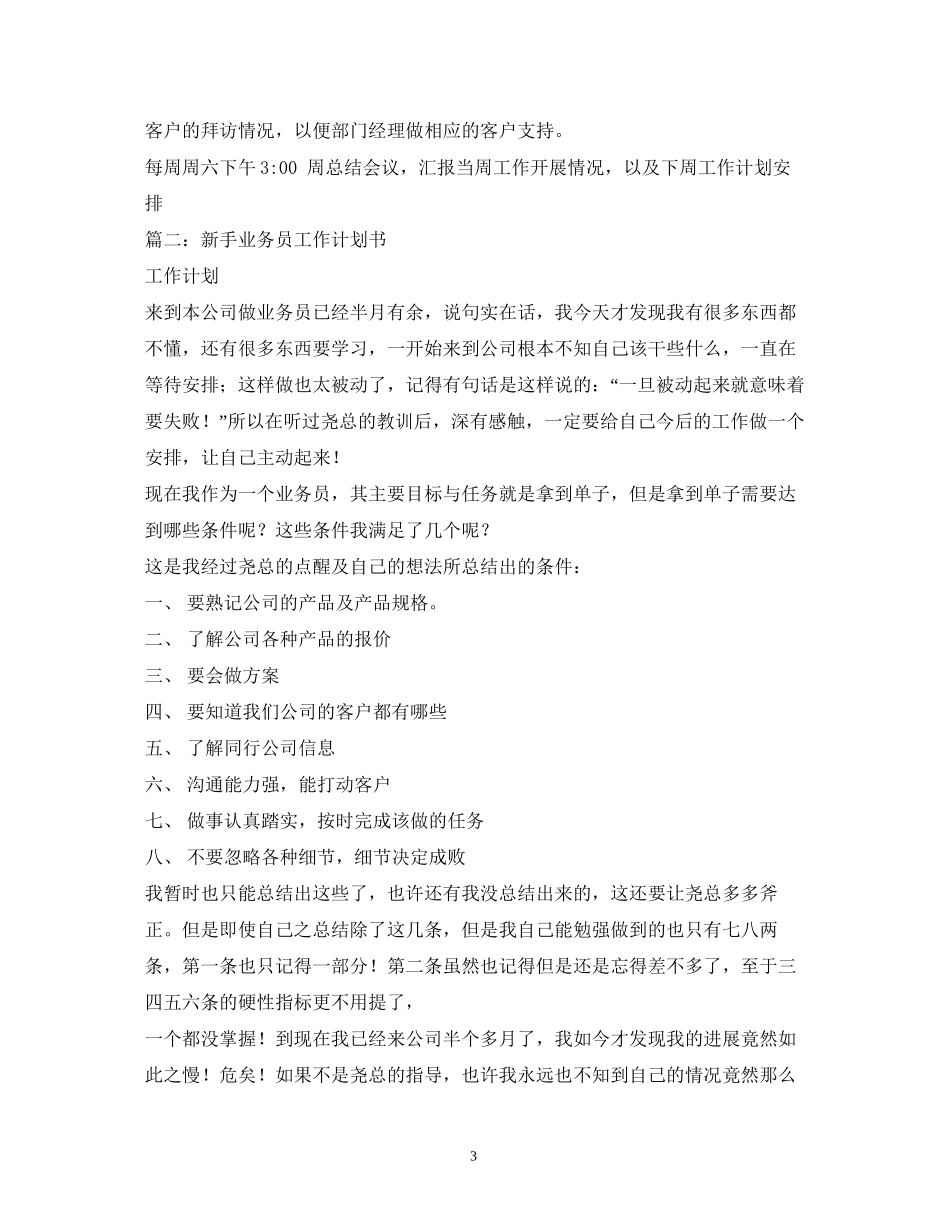 业务员工作计划表_第3页