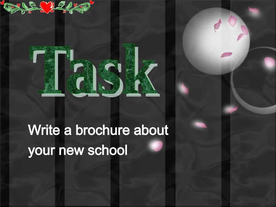 外研高一一册Module1Taskwriting课件_第1页