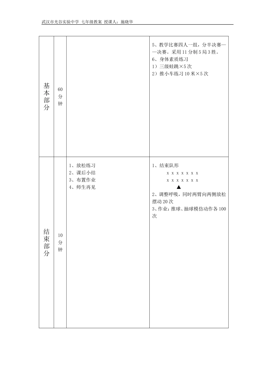 乒乓球教案第四课_第3页