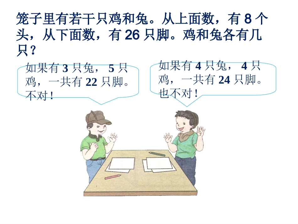 鸡兔同笼课件 (2)_第3页