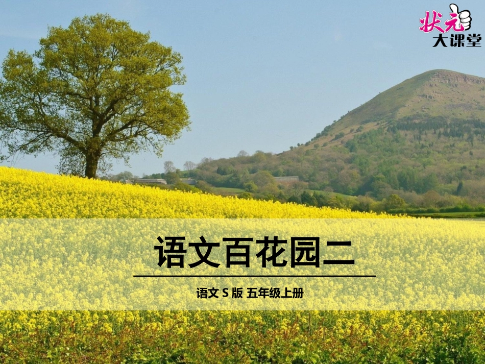 S版第九册语文百花园二_第1页