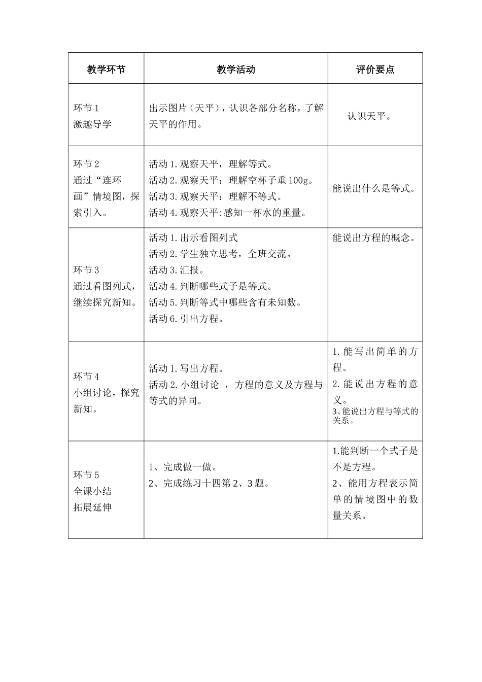 方程的意义基于标准的教案_第2页