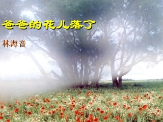 七年级语文下册《爸爸的花儿落了》优秀实用课件 人教新课标版