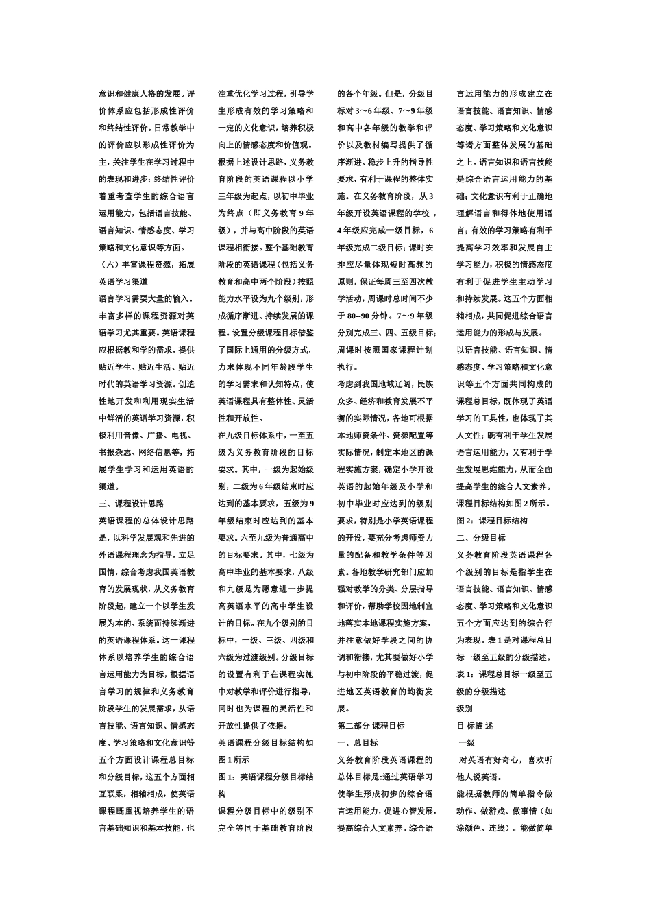 2011年小学英语新课程标准_第2页