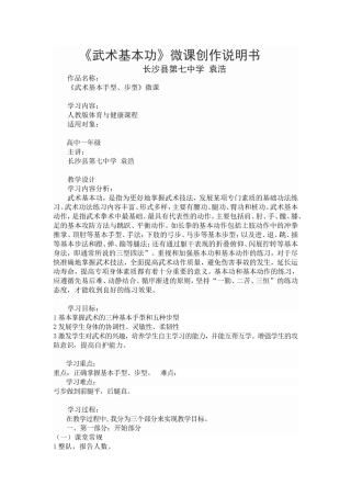 微课说明文档（长沙县七中袁浩527）