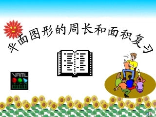 平面图形周长和面积的复习
