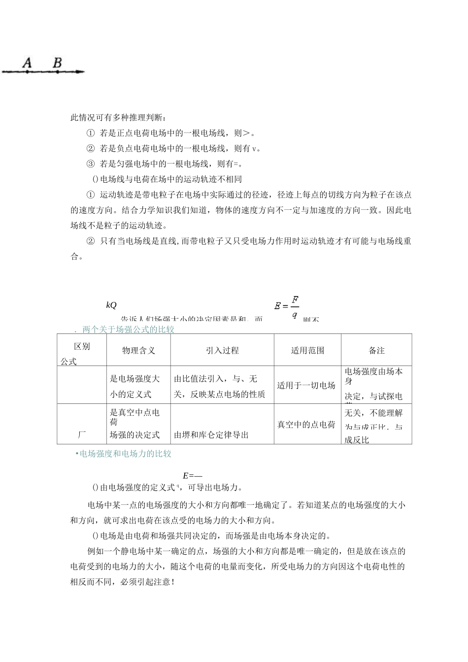 电场强度和电势._第3页
