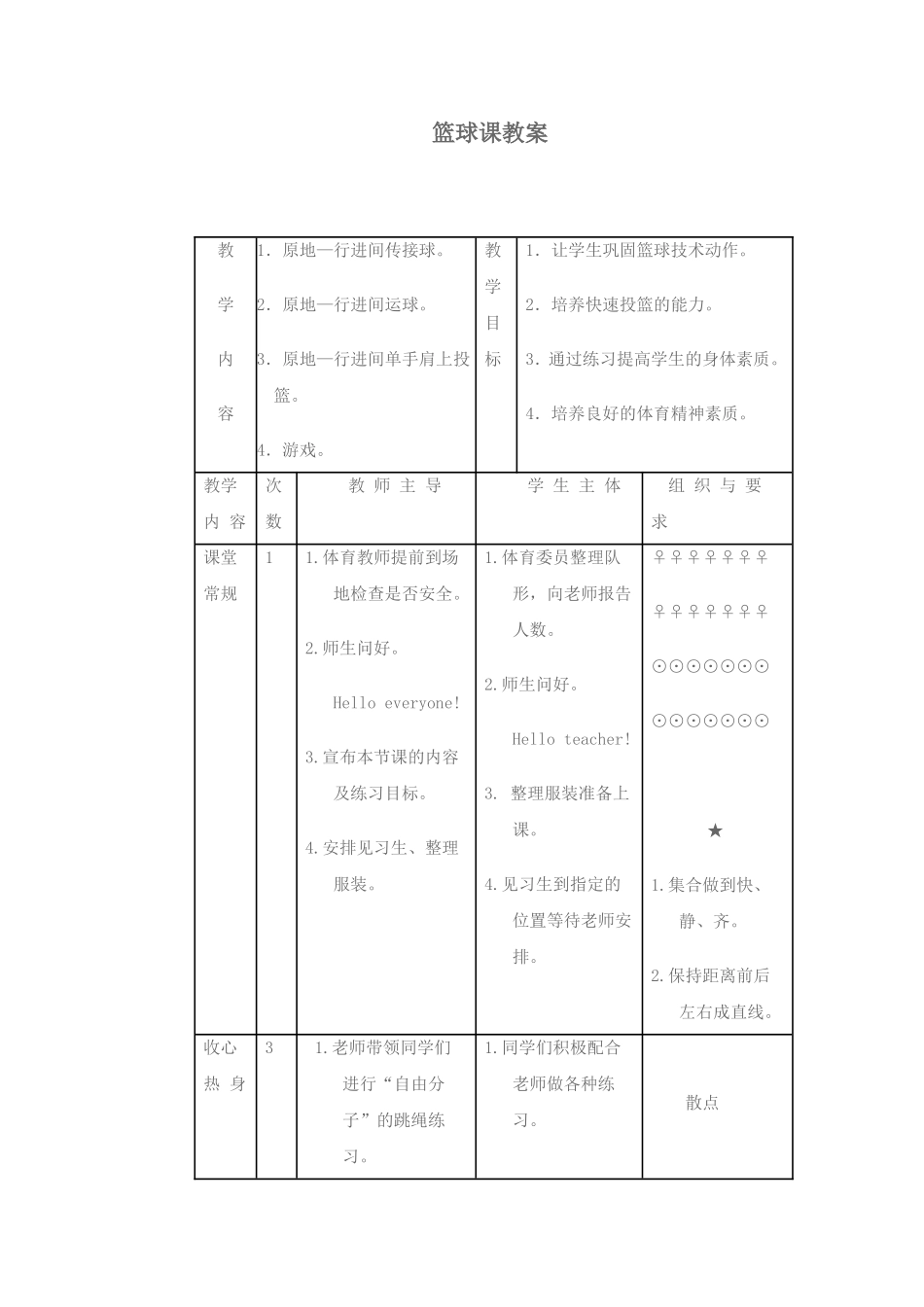 篮球课教学设计_第1页