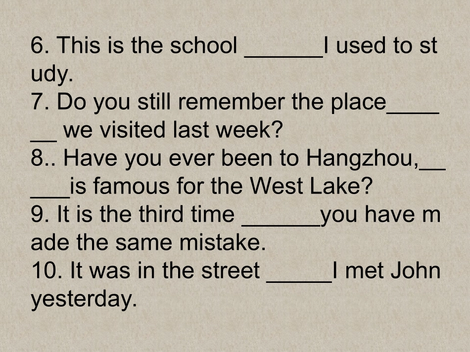 定语从句专项练习_第3页