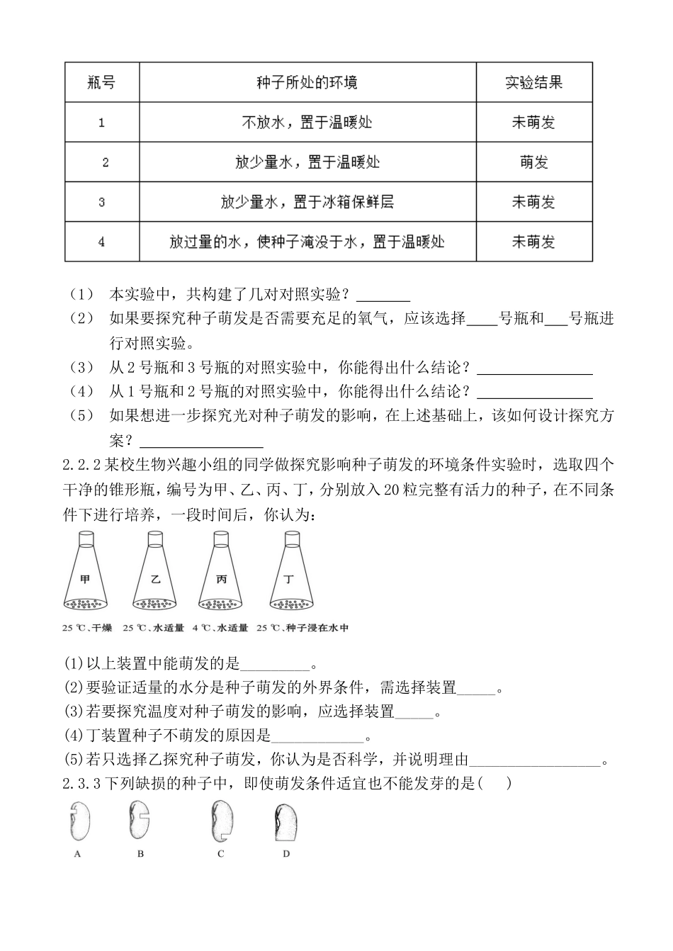 种子萌发形成幼1_第3页