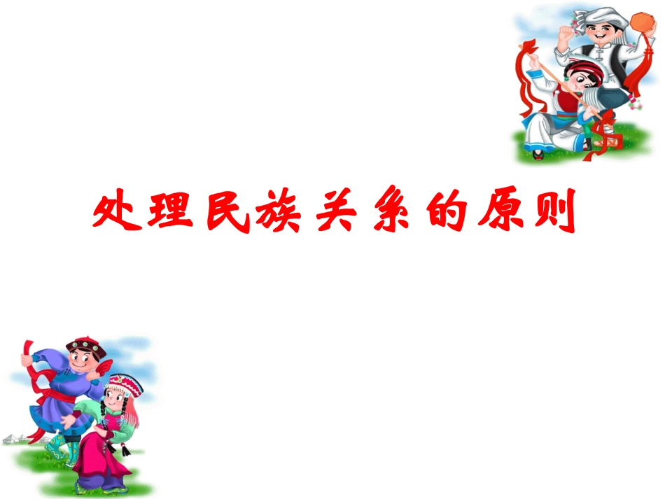处理民族关系基本原则_第1页