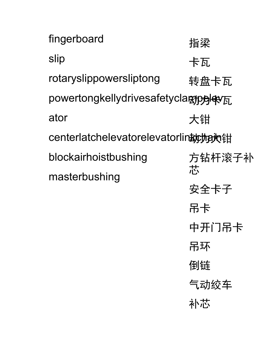 钻井英语词汇大全_第3页