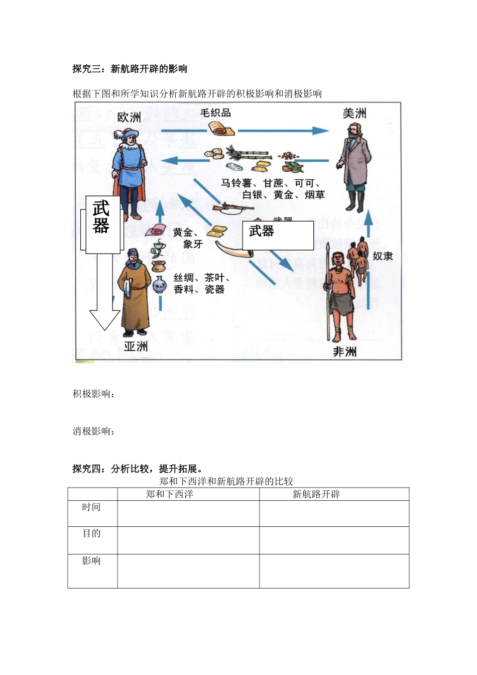 新航路开辟的导学稿_第3页