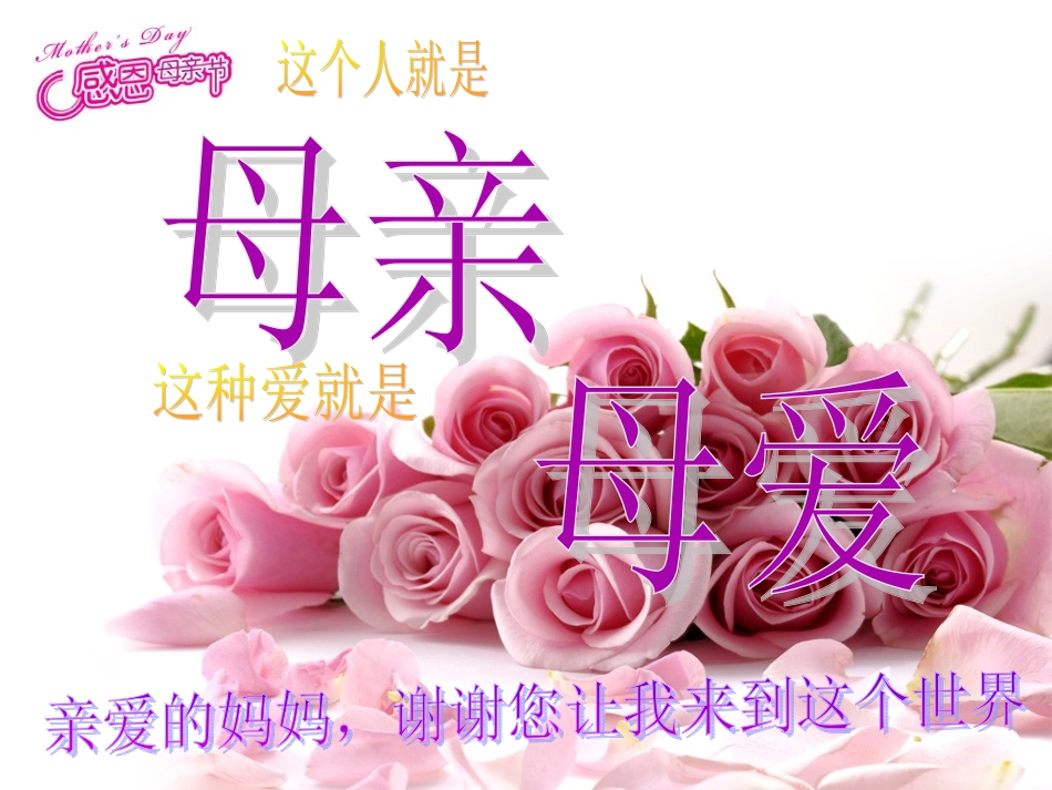 母亲节主题班会课件 (2)_第3页