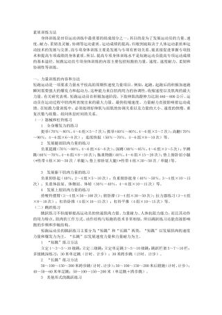 练习百米跑提高速度的训练方法