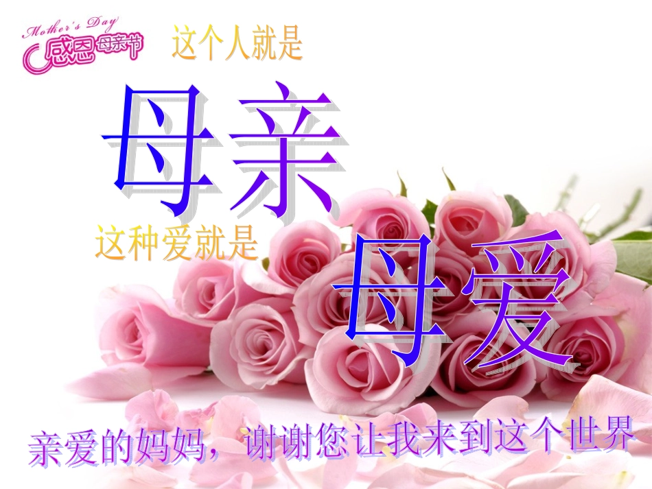 母亲节主题班会课件_第3页