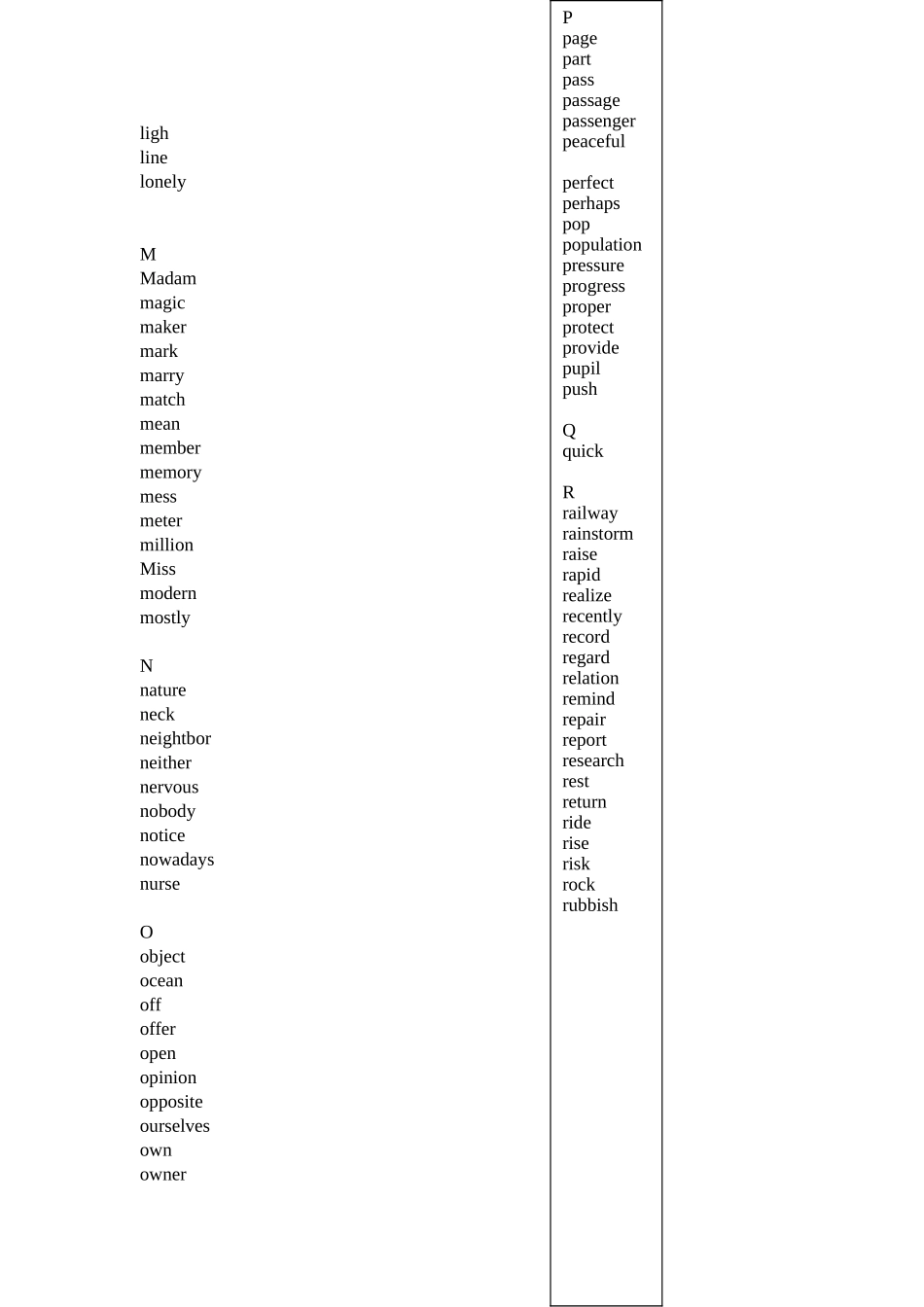 八年级下单词考纲词汇汇总_第3页