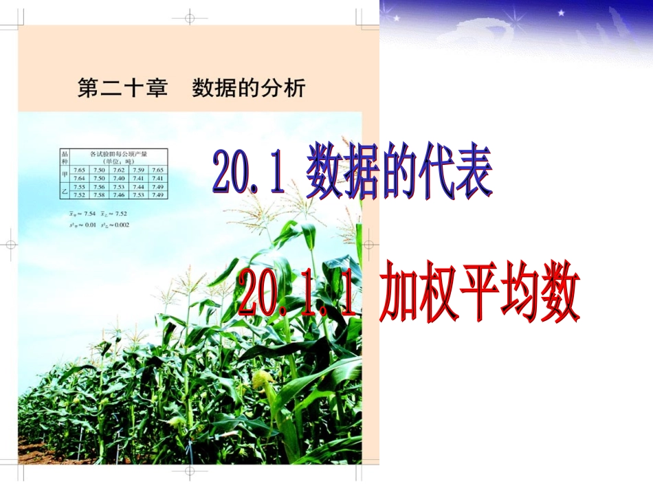 2011加权平均数_第1页