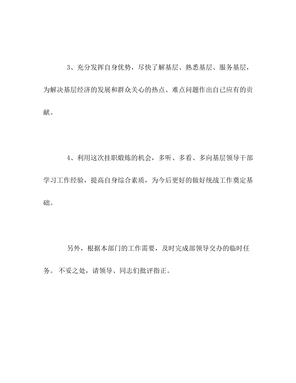 乡镇挂职工作计划总结_第3页